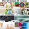 Gold Paint Pens Paint Markers - 12 Pack Permanent Quick Dry Waterproof Marker Pens for Rocks Wood Fabric Plastic Canvas Glass Mugs Metal Tire Stone